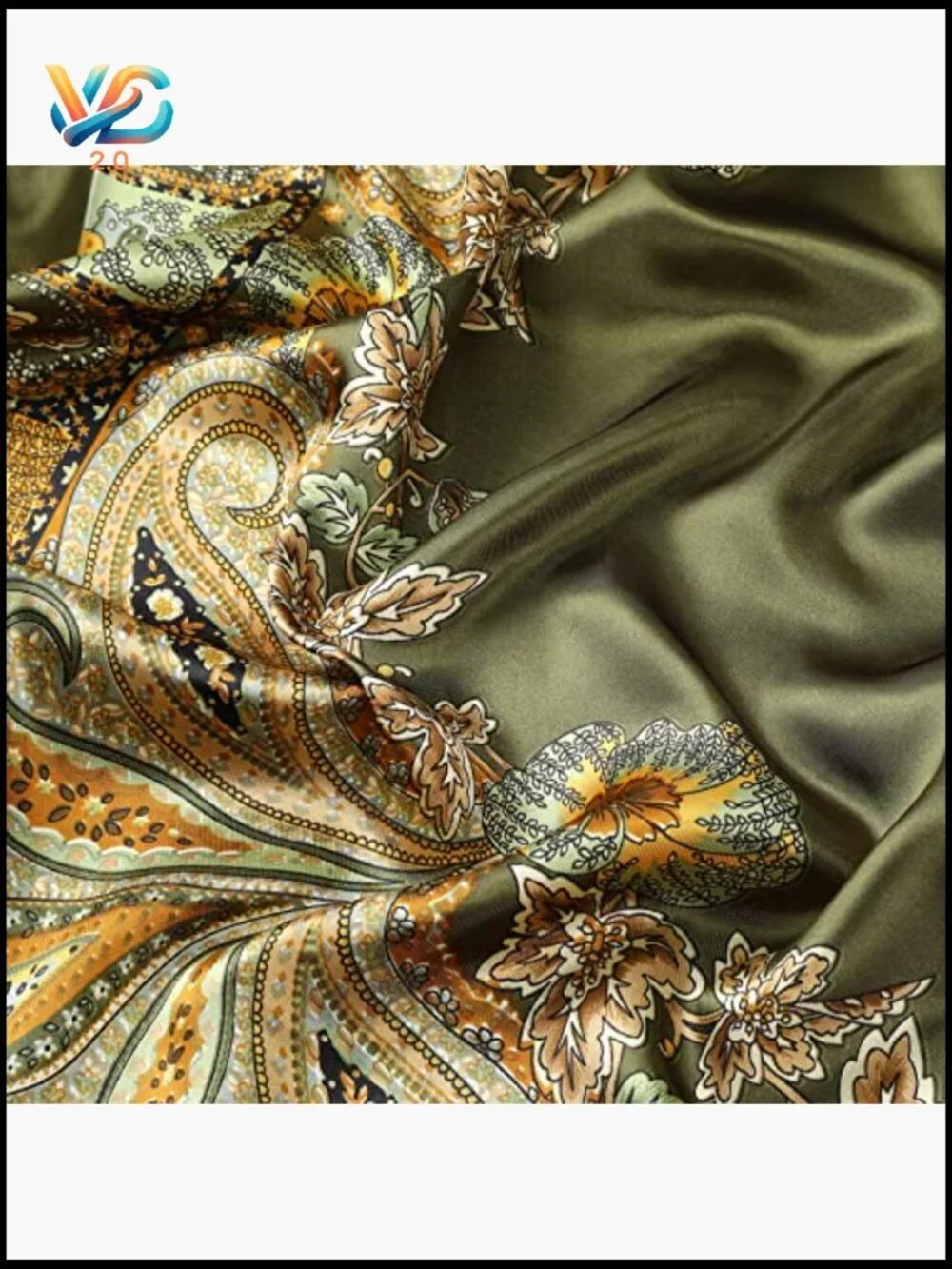 Large Satin Hair Scarf Wrap for Women Head Bandana Sleeping Multi-Way Use